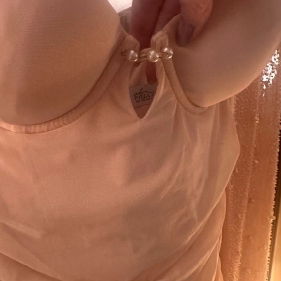 Oh Polly St. Germain
Embellished Long Sleeve Mini Dress in Sand - Picture 7 of 8